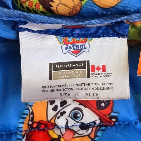 Spring PAW PATROL Hooded Coat - Picture 6 of 7